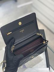 Chanel Wallet On Chain Black Lambskin Bag - 19.5x12x3.5cm - 5