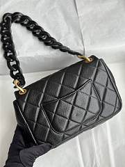 Chanel 24P Black Lambskin Flapbag - 23x15x5cm - 3