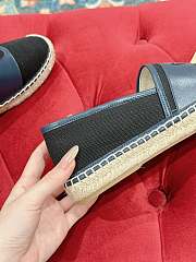 Gucci Black Canvas Sandals - 5