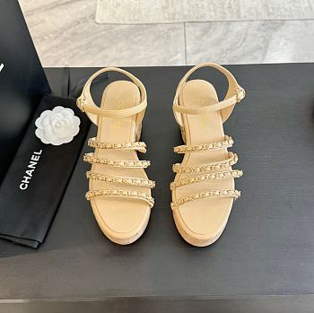 Chanel Beige High Heels 