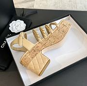 Chanel Beige High Heels  - 4