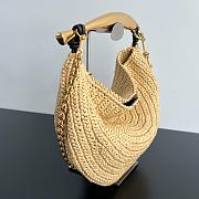 Bottega Veneta Sardine Raffia Crochet Bag - 33x30x4cm - 4