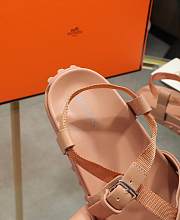 Hermes Pink Sandals - 3