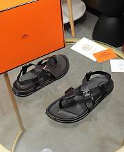 Hermes Black Sandals 07 - 5