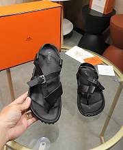 Hermes Black Sandals 07 - 4