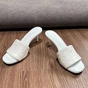 Louis Vuitton White High Heels - 1