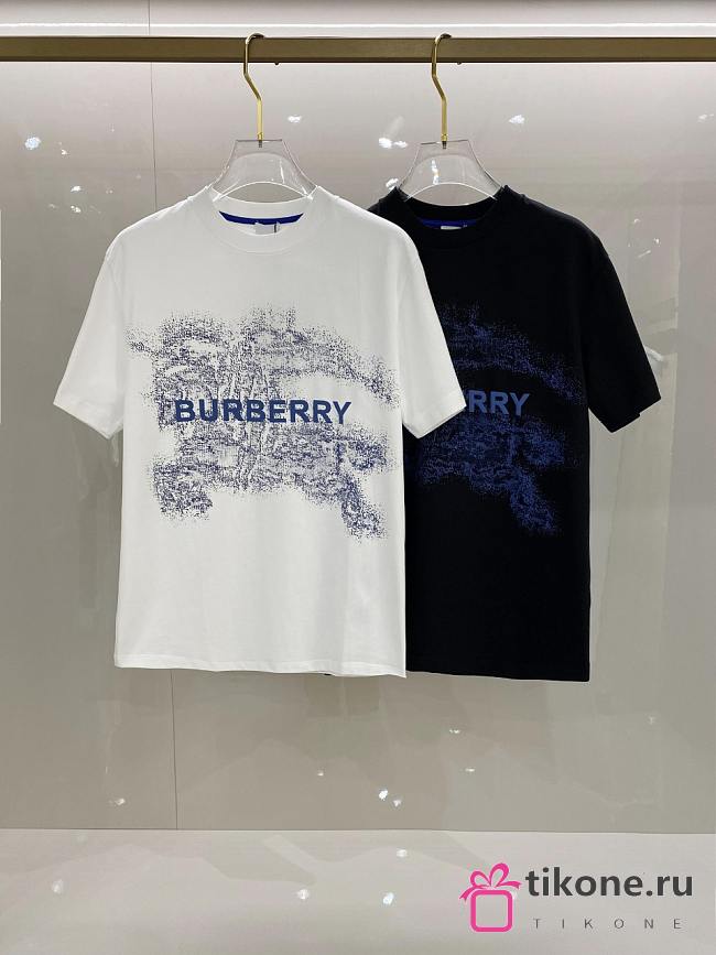 Bubbery White/ Black T-shirt - 1