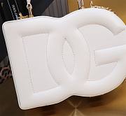 Dolce&Gabbana Logo Box In White Leather Bag - 20x15x6.5cm - 4