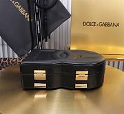 Dolce&Gabbana Logo Box In Black Leather Bag - 20x15x6.5cm - 5