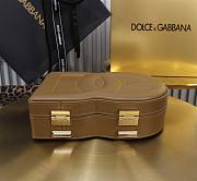 Dolce&Gabbana Logo Box In Chocolate Leather Bag - 20x15x6.5cm - 3