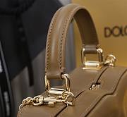 Dolce&Gabbana Logo Box In Chocolate Leather Bag - 20x15x6.5cm - 2