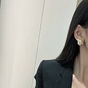 Miumiu Gold Diamond Earrings - 5