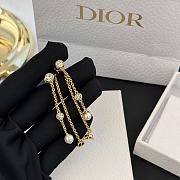 Dior Long Gold Earrings - 4