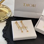 Dior Long Gold Earrings - 3