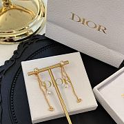 Dior Long Gold Earrings - 2