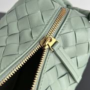 Bottega Veneta Small Loop Crossbody Bag In Sage - 19x12x9cm - 2