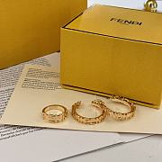 Fendi Gold Earrings - 2