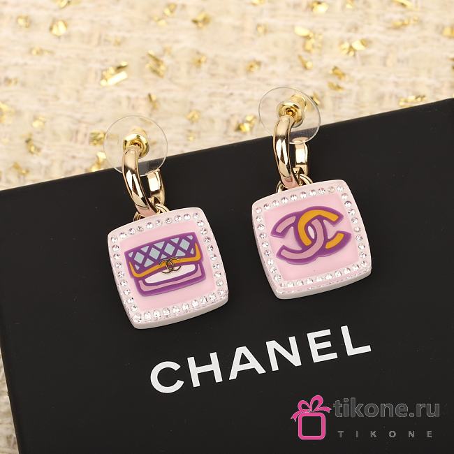 Chanel Pink Earrings - 1