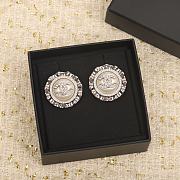 Chanel Silver Pearl Earrings - 2