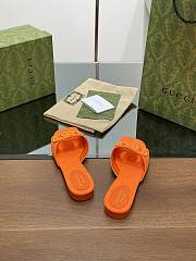 Gucci Orange Slippers - 4