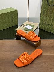 Gucci Orange Slippers - 3