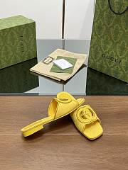 Gucci Yellow Slippers - 3