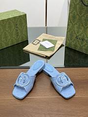 Gucci Blue Slippers - 1