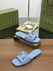 Gucci Blue Slippers - 3