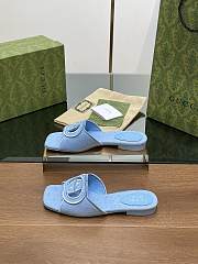 Gucci Blue Slippers - 2