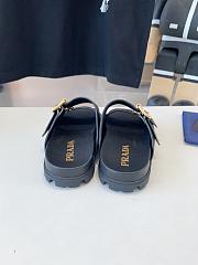 Prada Black Mules With Straps - 4