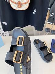 Prada Black Mules With Straps - 3