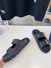 Prada Black Mules With Straps - 2