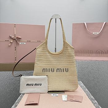 Miumiu Beige Tote - 34x40cm