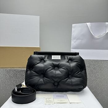 Maison Margiela Black Large Glam Slam Bag - 20x12.5x5cm