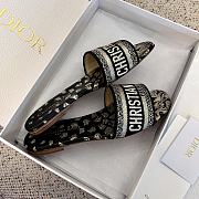 Dior Black Dway Butterflies Slippers - 4