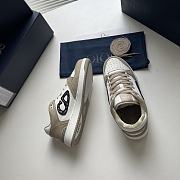 Dior B57 Low-Top Sneaker Beige and White Smooth Calfskin - 5