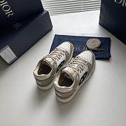 Dior B57 Low-Top Sneaker Beige and White Smooth Calfskin - 3