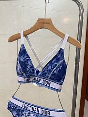 Dior Blue Swimsuit  - 4