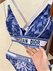 Dior Blue Swimsuit  - 3