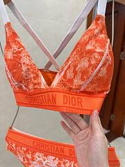 Dior Orange Swimsuit - 5