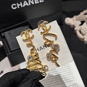 Chanel Gold Long Earrings - 3