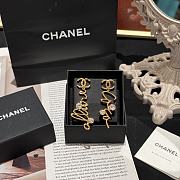 Chanel Gold Long Earrings - 2