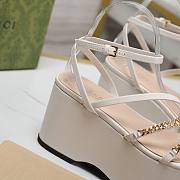 Gucci White High Sandals - 2