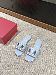 Valentino Blue Slippers - 1