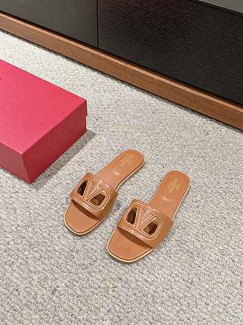 Valentino Brown Slippers