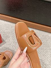 Valentino Brown Slippers - 2