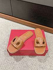 Valentino Brown Slippers - 4