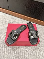 Valentino Black Slippers - 5