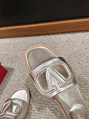 Valentino Silver Slippers - 3