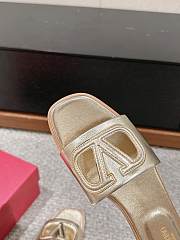 Valentino Gold Slippers - 3